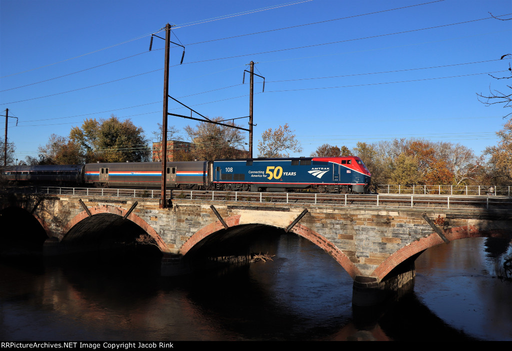 Red and Blue Over the Swatara